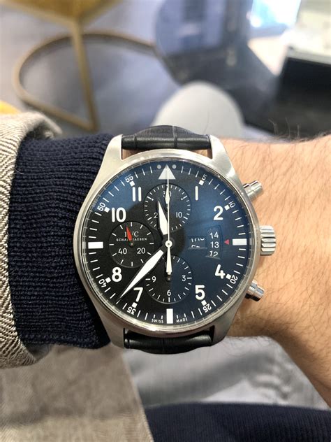 iwc pilot chronograph price|iwc pilot for sale.